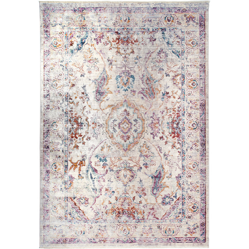 Nicole Miller Artisan Bohemian Ivory/Gray Area Rug & Reviews Wayfair